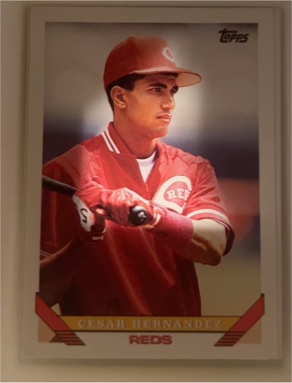 1993 Topps #301 Cesar Hernandez — front