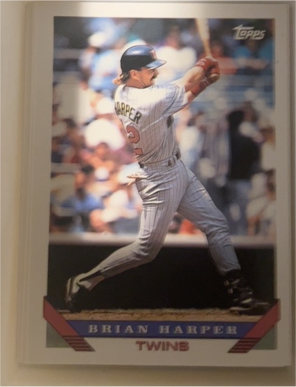 1993 Topps #389 Brian Harper — front