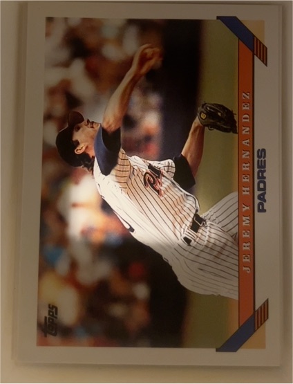 1993 Topps #388 Jeremy Hernandez — front