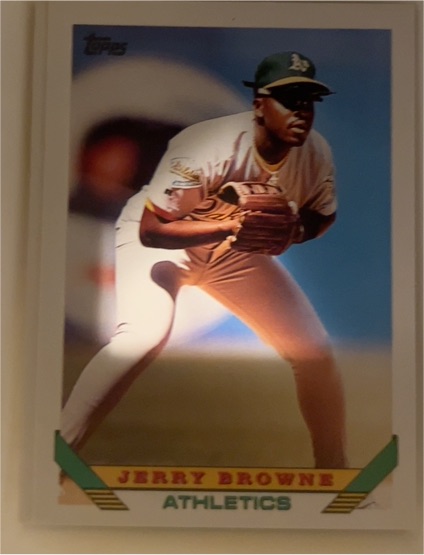 1993 Topps #383 Jerry Browne — front
