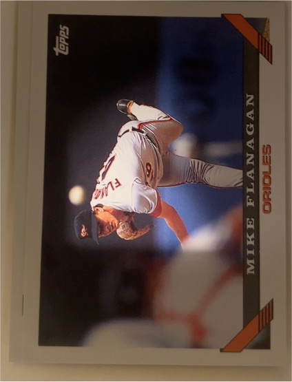 1993 Topps #381 Mike Flanagan — front