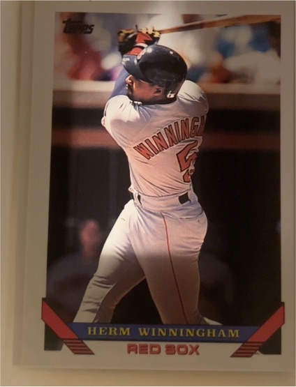 1993 Topps #377 Herm Winningham — front