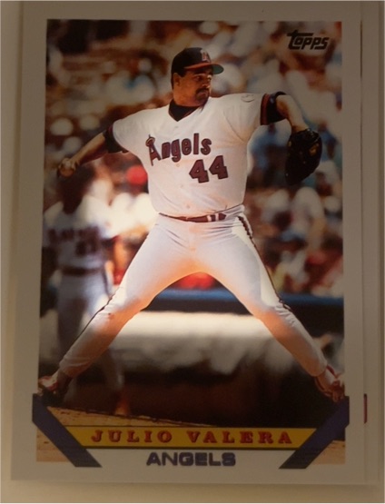 1993 Topps #374 Julio Valera — front