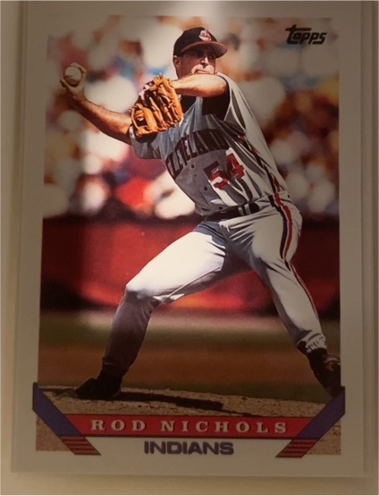 1993 Topps #372 Rod Nichols — front
