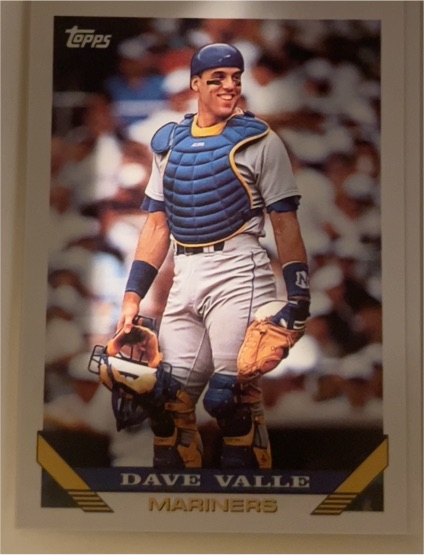 1993 Topps #370 Dave Valle — front