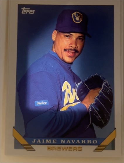 1993 Topps #369 Jaime Navarro — front