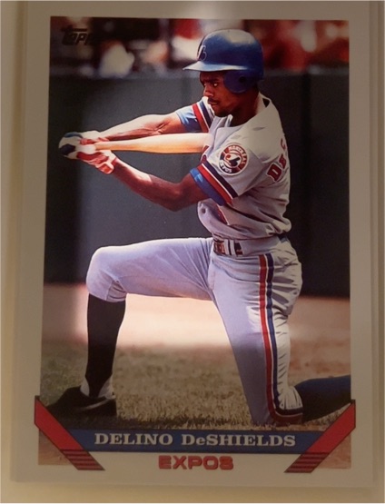 1993 Topps #368 Delino DeShields — front