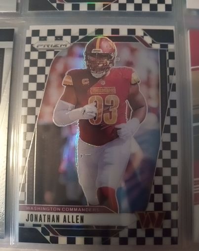 2024 Panini Prizm Jonathan Allen Washington Commanders — front