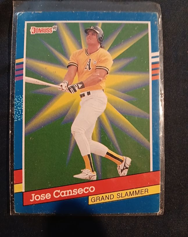 1991 Donruss #4 Jose Canseco Grand Slammer — front