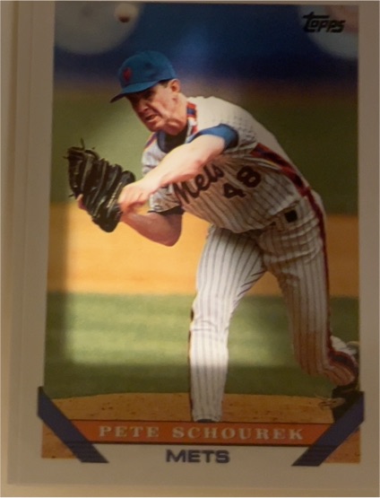 1993 Topps #352 Pete Schourek — front