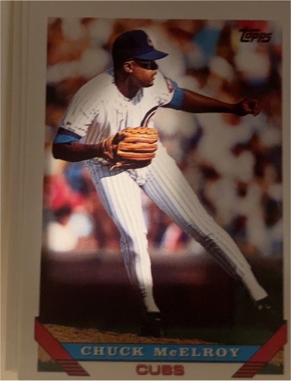 1993 Topps #346 Chuck McElroy — front