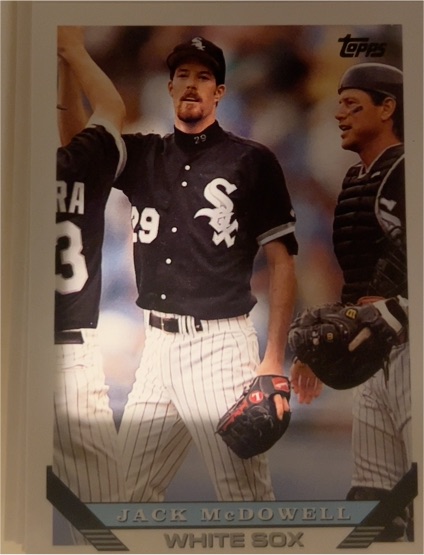 1993 Topps #344 Jack McDowell — front