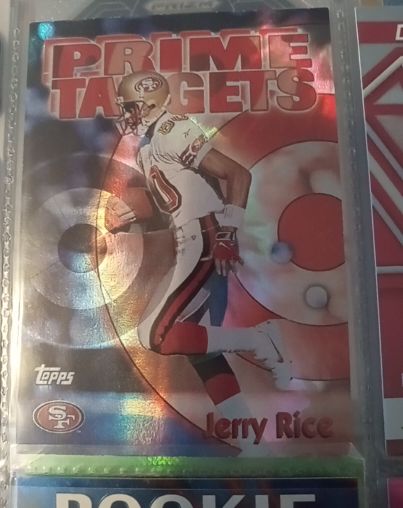 1998 Topps Prime Targets #27 Jerry Rice — front