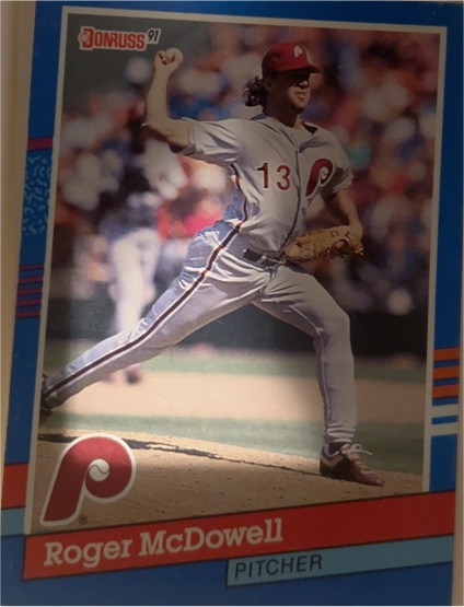 1991 Donruss #166 Roger McDowell — front