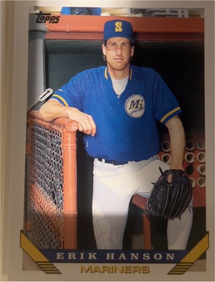 1993 Topps #342 Erik Hanson — front