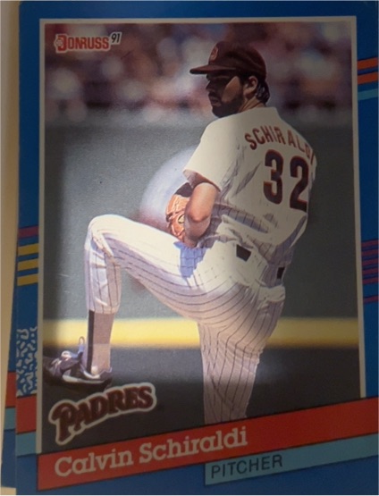 1991 Donruss #308 Calvin Schiraldi — front
