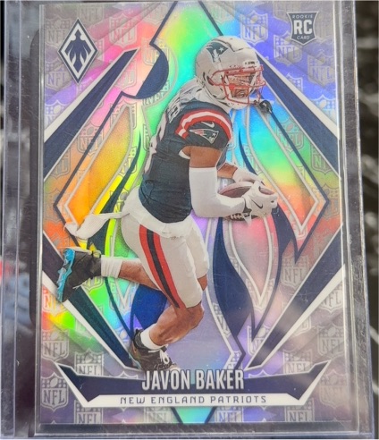 2024 Panini Phoenix #195 Javon Baker RC Purple — front