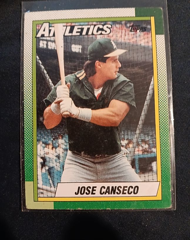 1990 Topps #250 Jose Canseco — front