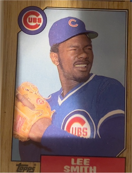 1987 Topps #23 Lee Smith — front