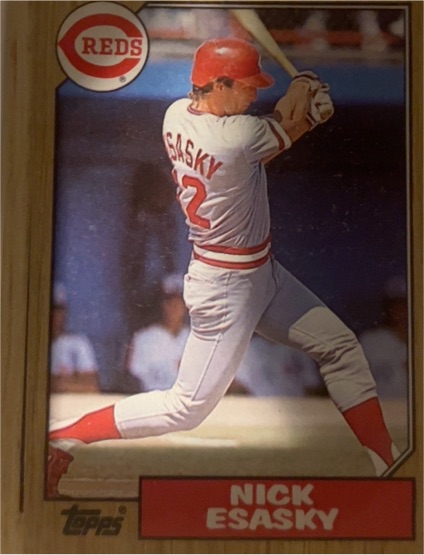 1987 Topps Baseball #13 Nick Esasky — front