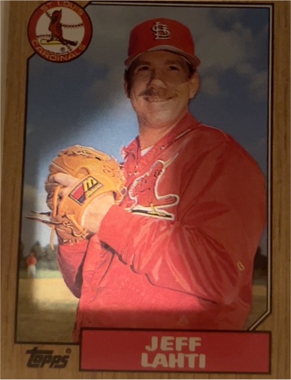 1987 Topps #367 Jeff Lahti — front