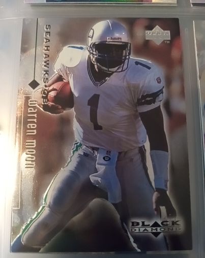 1998 Upper Deck Black Diamond #81 Warren Moon — front