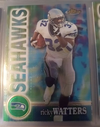 2000 Topps Finest #89 Ricky Watters — front