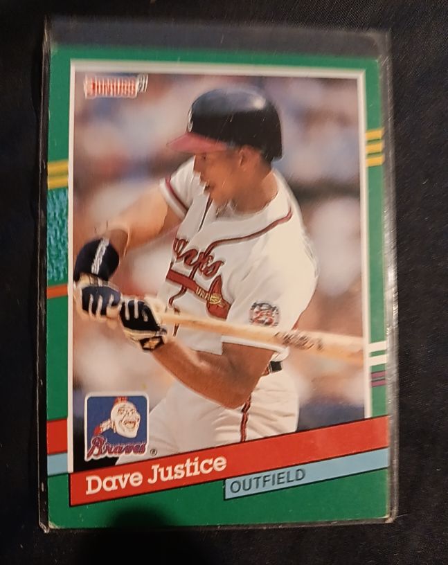 1991 Donruss #548 Dave Justice — front