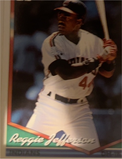 1994 Topps #121 Reggie Jefferson — front