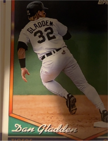 1994 Topps #342 Dan Gladden — front