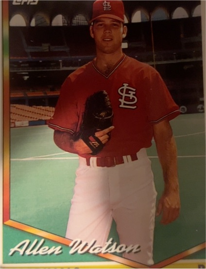 1994 Topps #196 Allen Watson — front