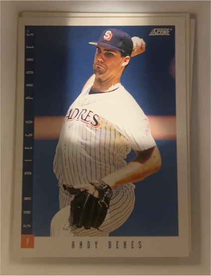 1993 Score #91 Andy Benes — front