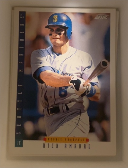 1993 Score #249 Rich Amaral — front
