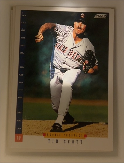 1993 Score #251 Tim Scott — front