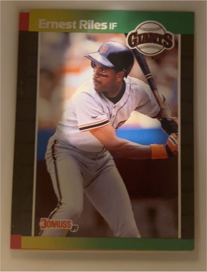 1989 Donruss #625 Ernest Riles — front