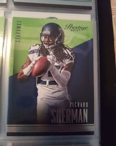 2014 Panini Prestige #198 Richard Sherman — front