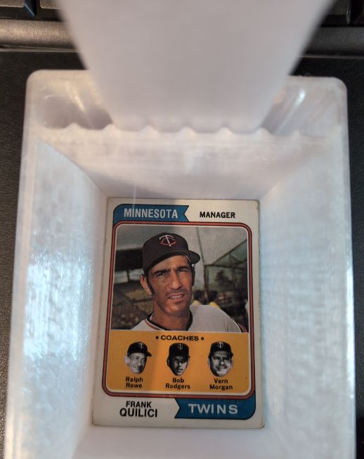 1974 Topps #447 Frank Quilici — front