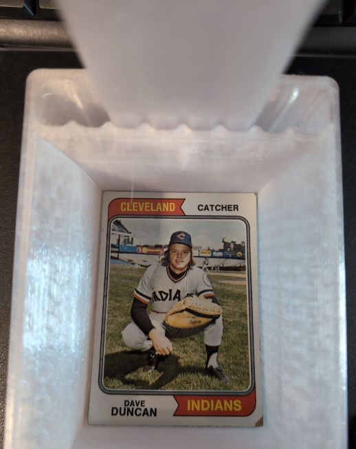 1974 Topps #284 Dave Duncan Cleveland Indians — front