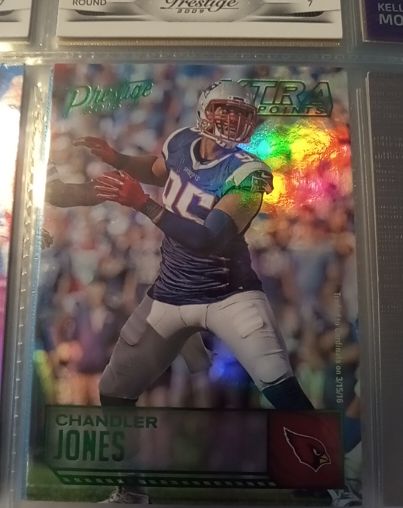 2016 Panini Prestige #121 Chandler Jones Xtra Points Green — front