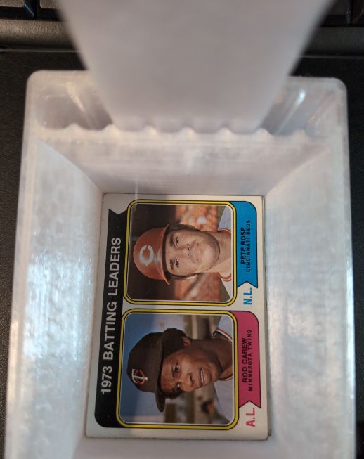 1974 Topps #201 Batting Leaders Rod Carew/Pete Rose — front