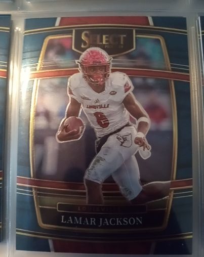 2022 Panini Select Draft Picks #44 Lamar Jackson — front