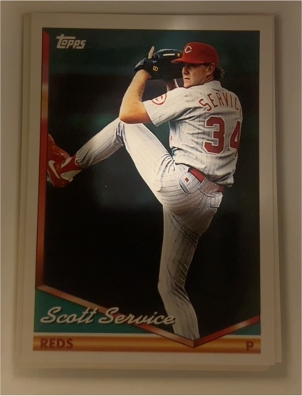1994 Topps #306 Scott Service — front