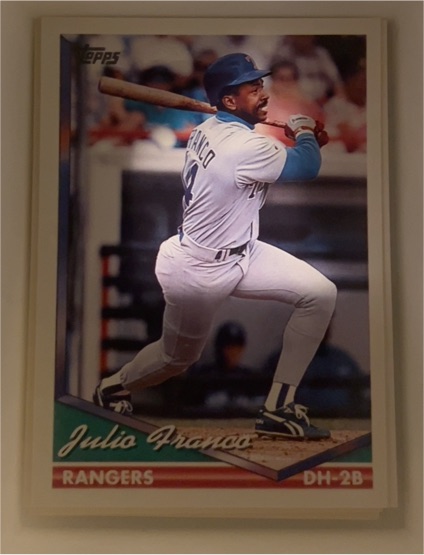 1994 Topps #260 Julio Franco — front