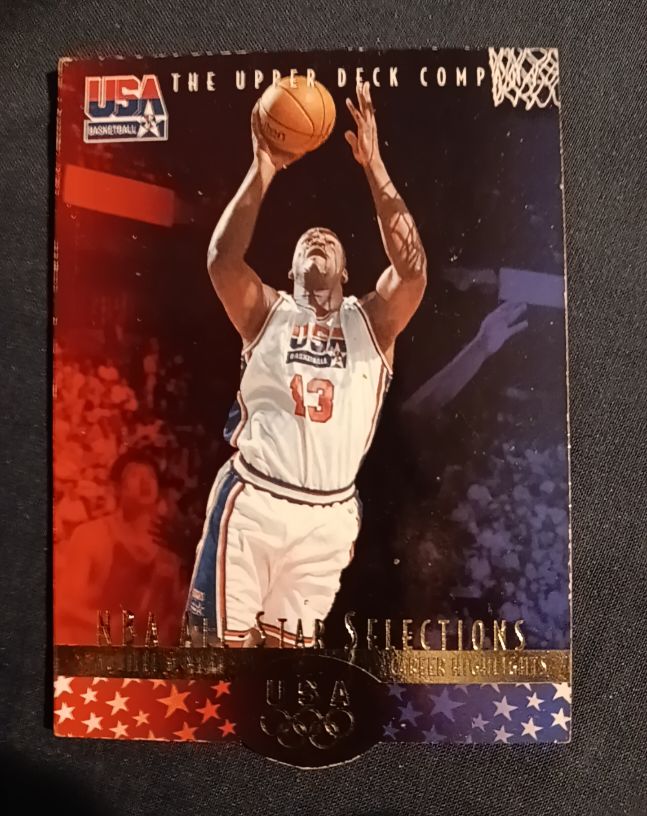 1996 Upper Deck USA Basketball #19 Shaquille O'Neal — front