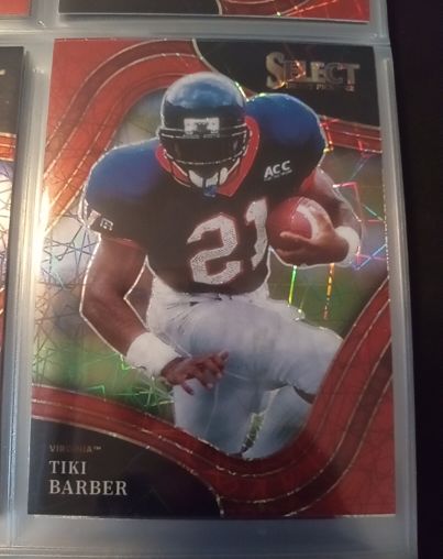 2022 Panini Select Draft Picks Field Level #190 Tiki Barber — front