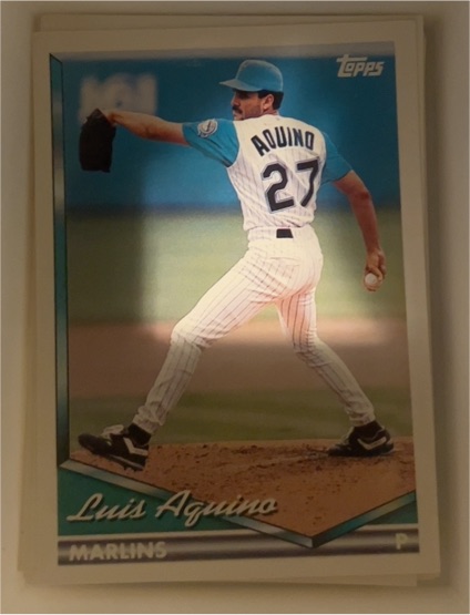 1994 Topps #76 Luis Aquino — front