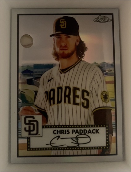 2021 Topps Chrome Platinum Anniversary #313 Chris Paddack — front