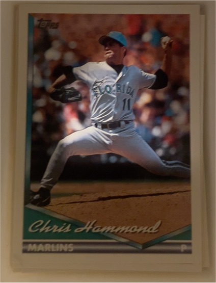 1994 Topps #189 Chris Hammond — front