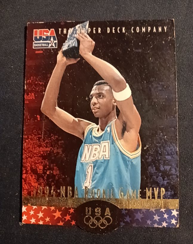 1996 Upper Deck #1-AH1 Anfernee Hardaway USA Basketball Rookie Game MVP — front