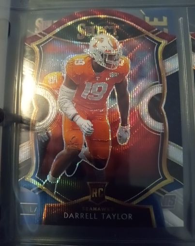 2020 Panini Select #96 Darrell Taylor Rookie Seattle Seahawks — front